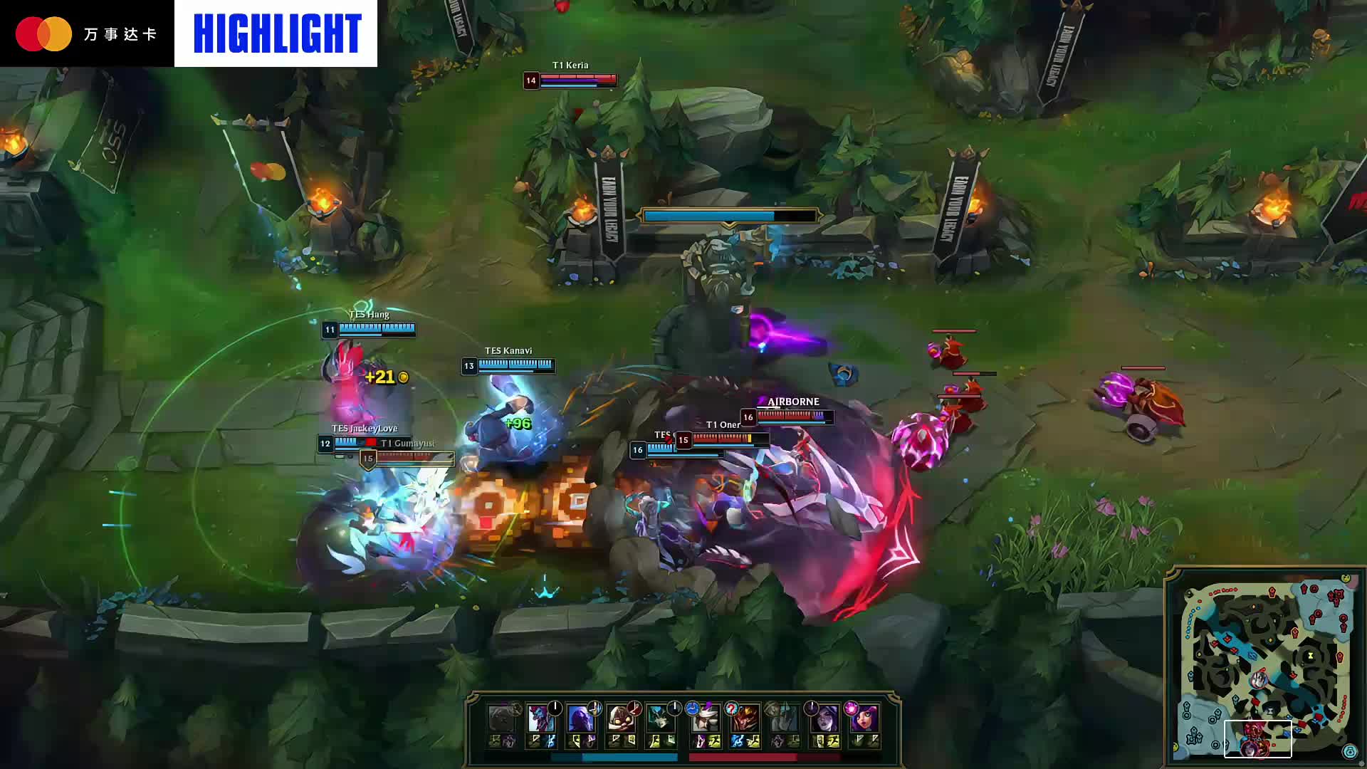 【lpl战报】TES 2-1 LNG：TES成功让一追二收获六连胜 北上还在继续